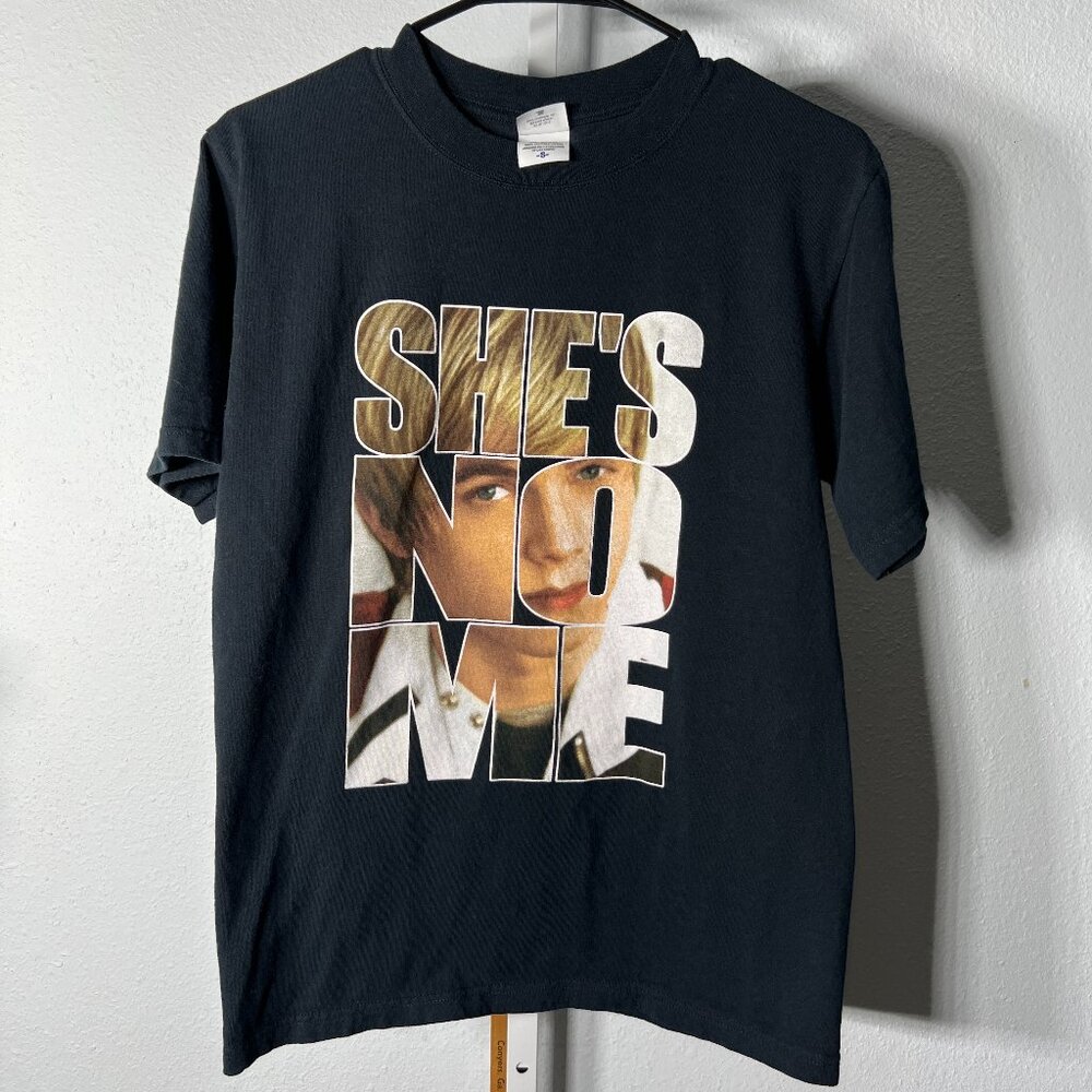 Jesse McCartney Beautiful Soul Black Tour w Image Tee T-Shirt SZ Sm